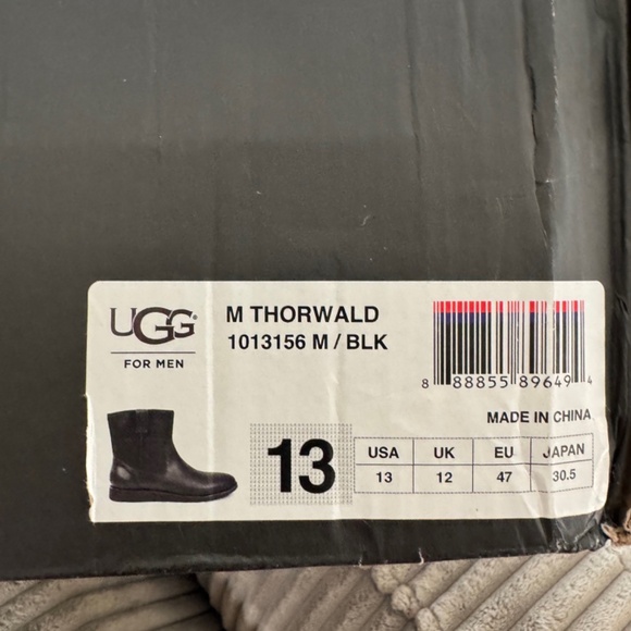 UGG THORWALD MENS WORK BOOTS LEATHER NEW - Picture 10 of 10